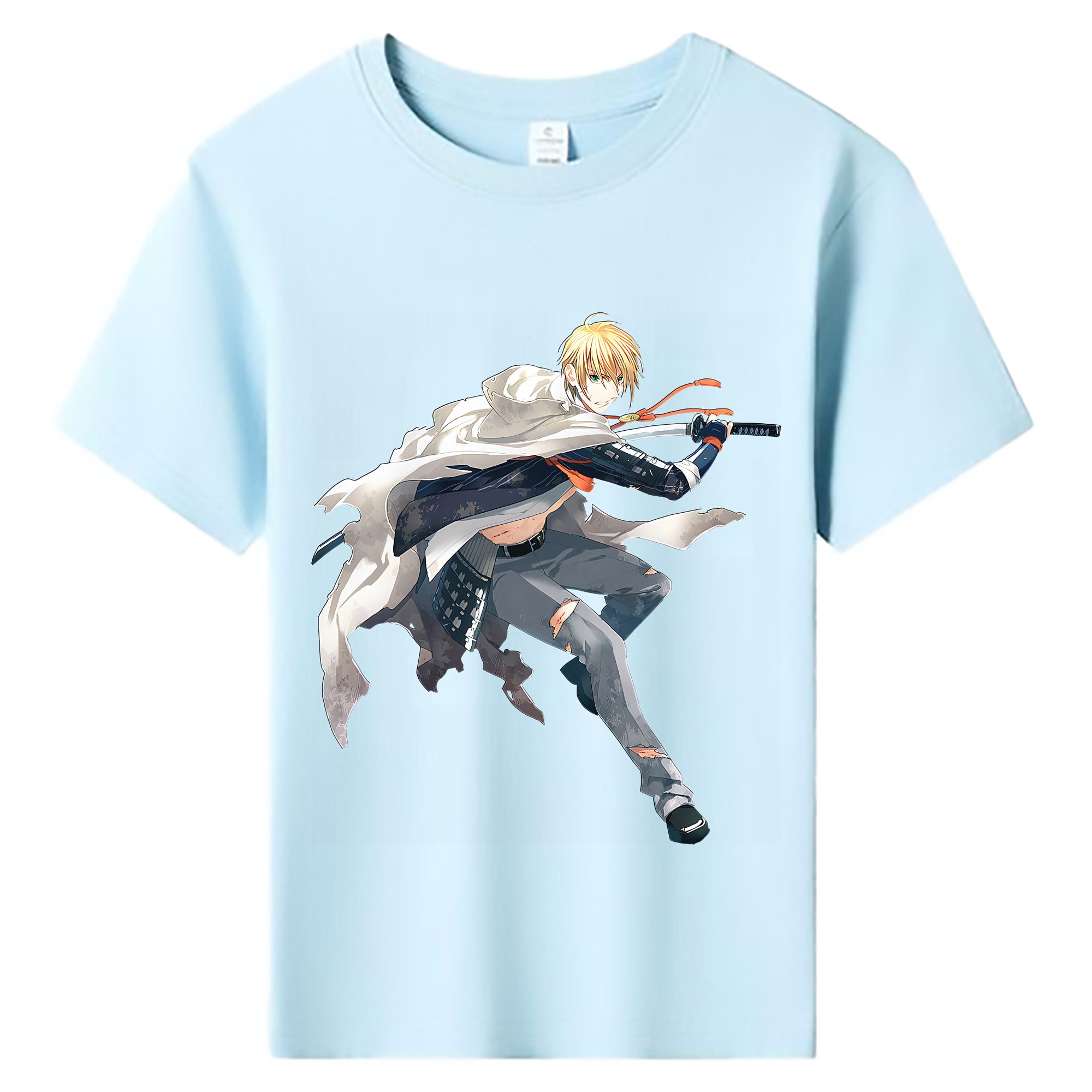 （画像用） 刀剣乱舞 Touken Ranbu 綿100％キッズTシャツ（フロントプリント）